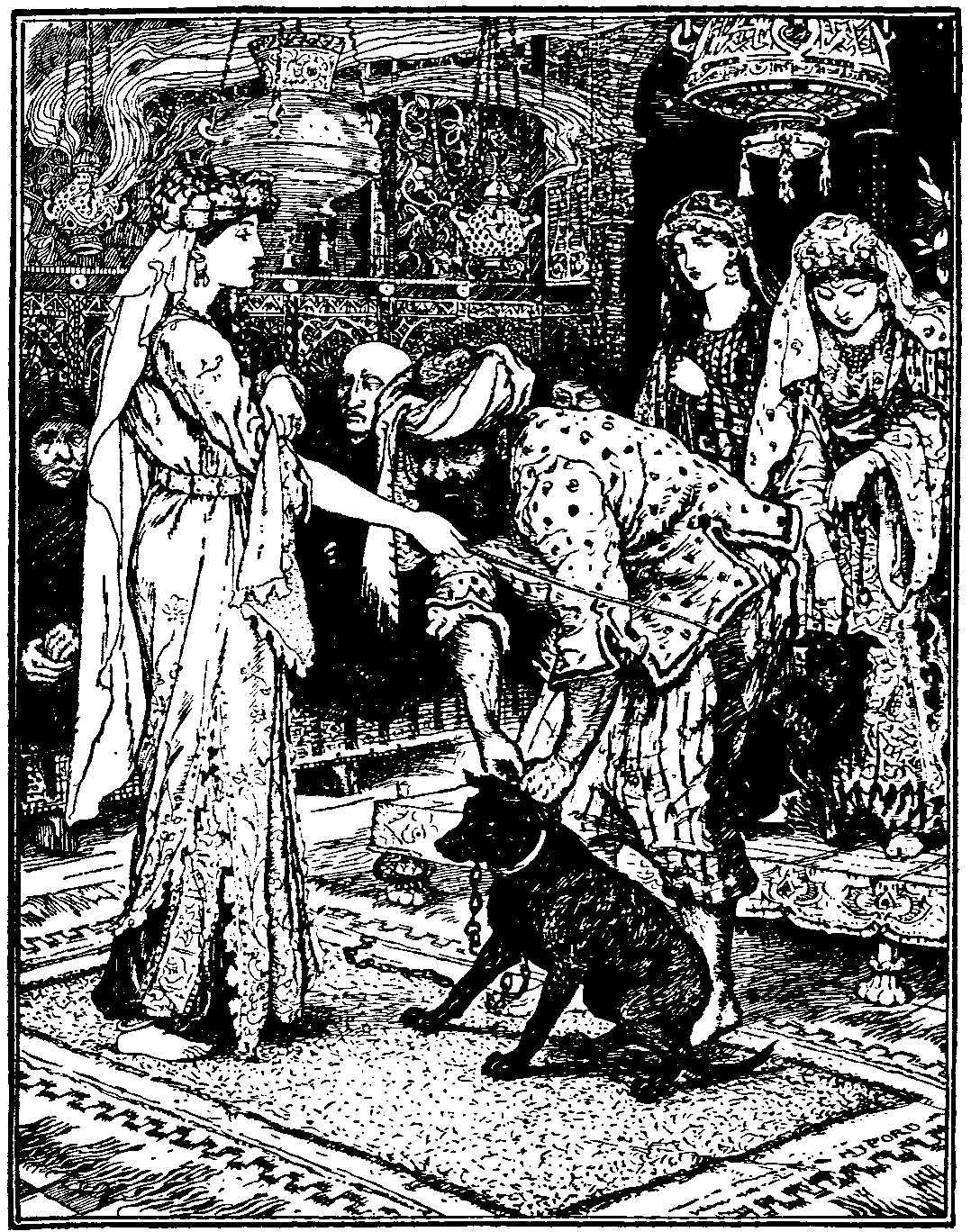 [Illustration] from The Arabian Nights by Andrew Lang