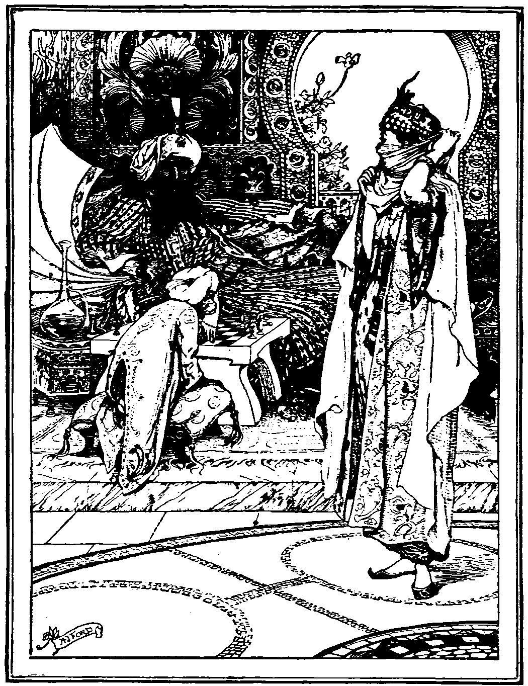 [Illustration] from The Arabian Nights by Andrew Lang