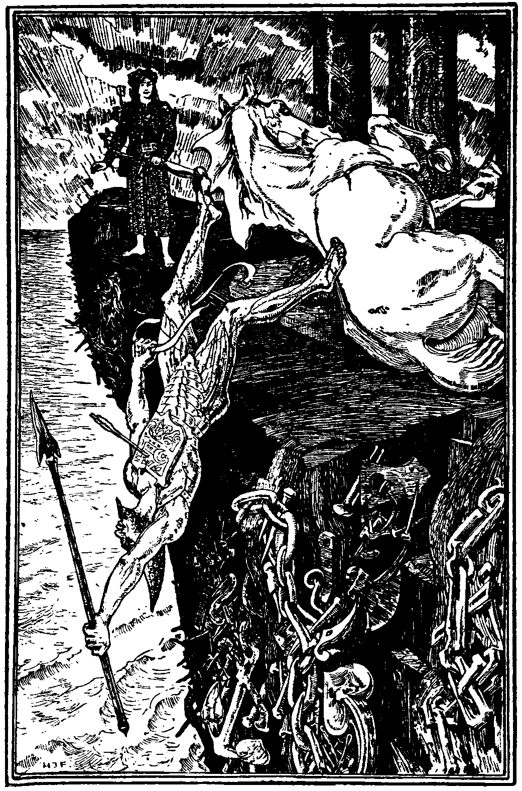 [Illustration] from The Arabian Nights by Andrew Lang