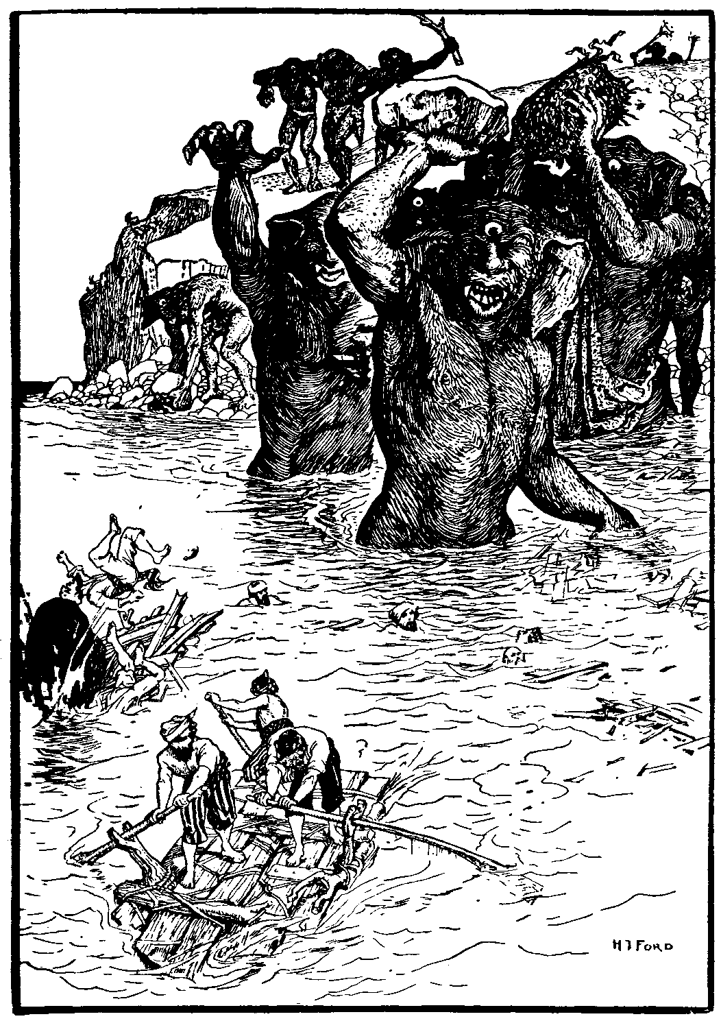 [Illustration] from The Arabian Nights by Andrew Lang