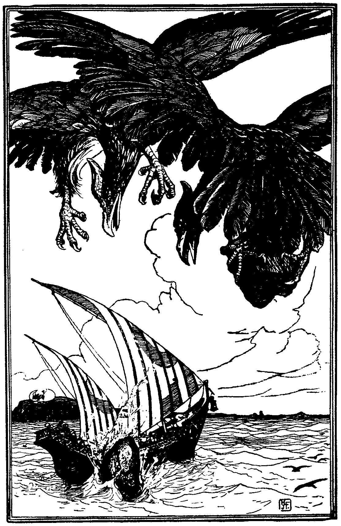 [Illustration] from The Arabian Nights by Andrew Lang