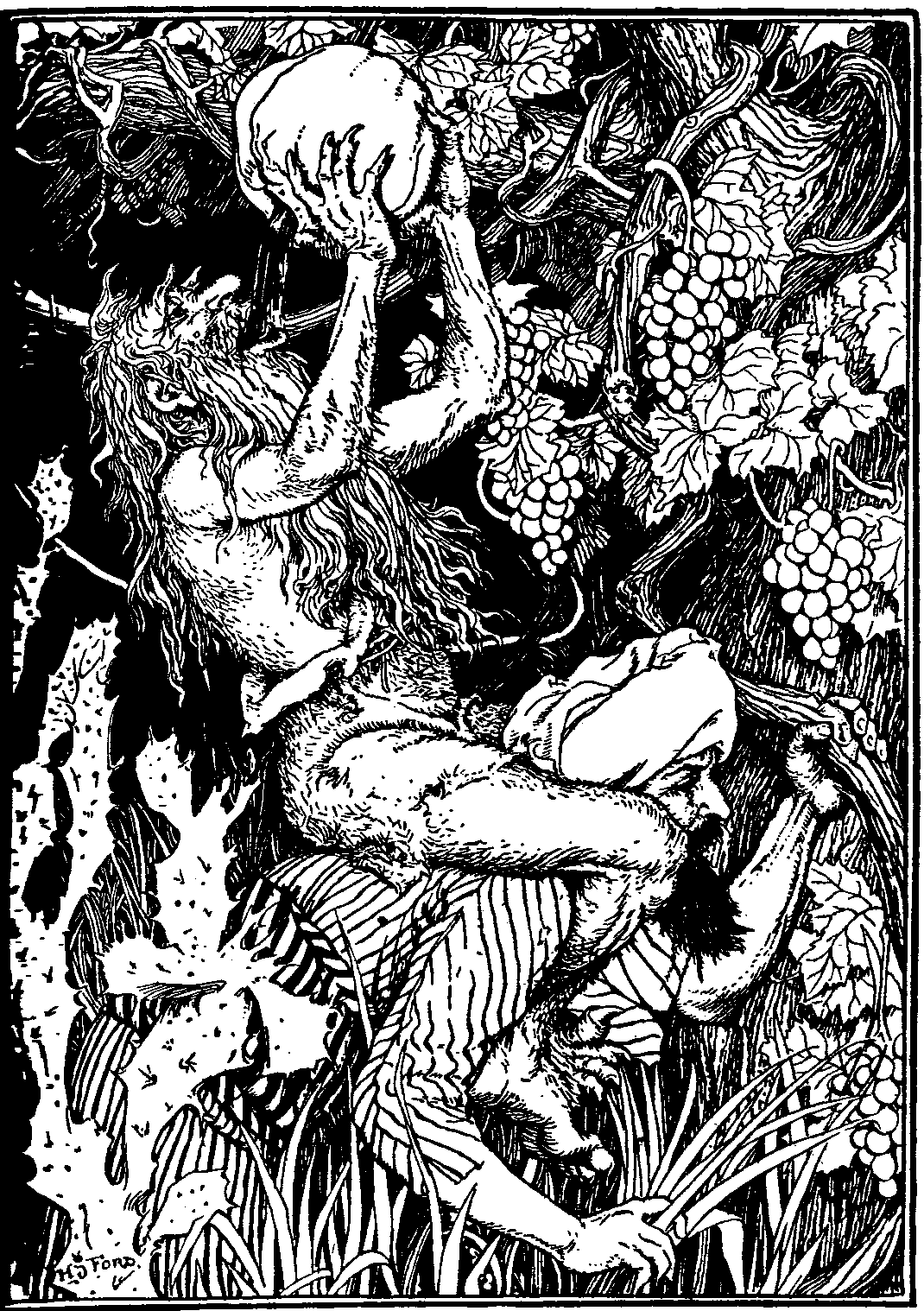 [Illustration] from The Arabian Nights by Andrew Lang