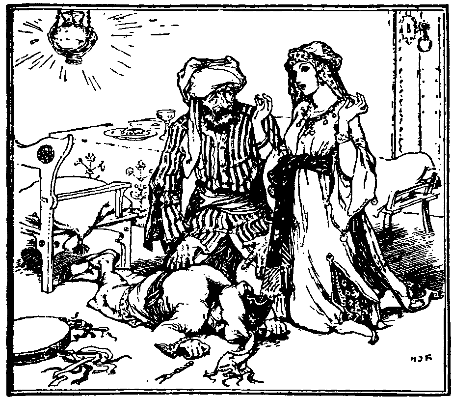 [Illustration] from The Arabian Nights by Andrew Lang