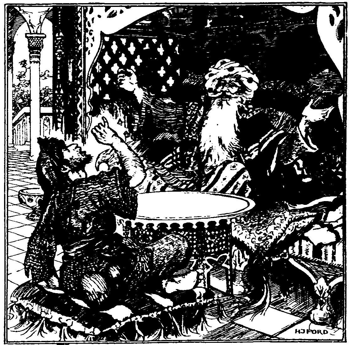 [Illustration] from The Arabian Nights by Andrew Lang