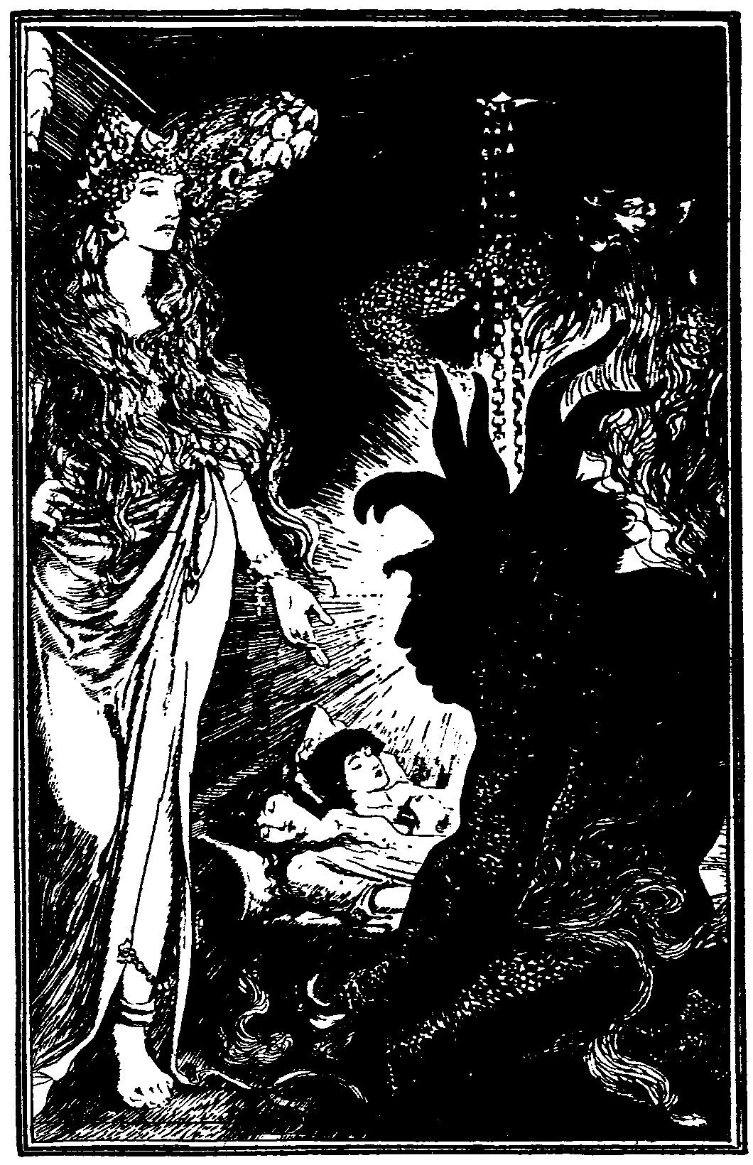 [Illustration] from The Arabian Nights by Andrew Lang