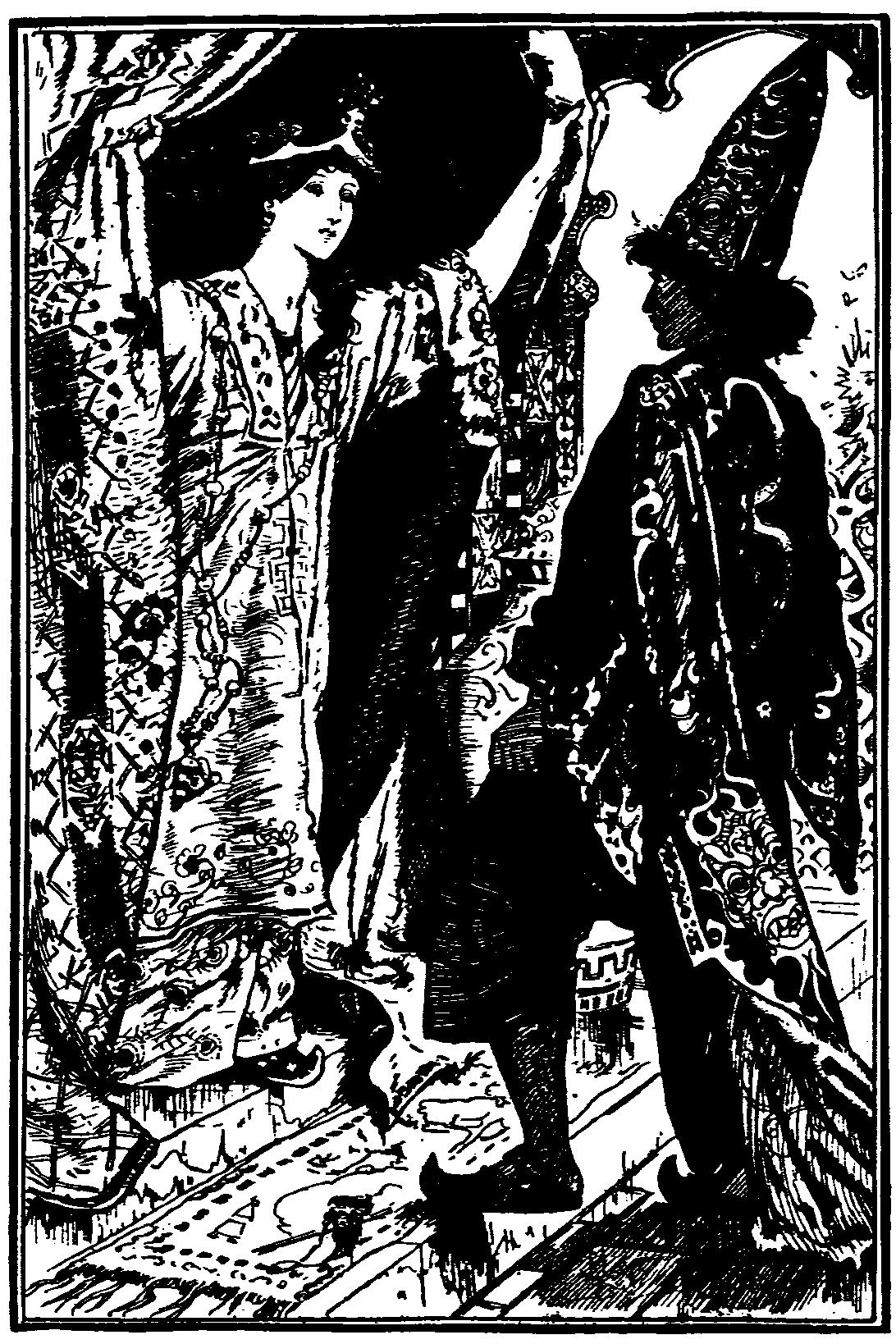 [Illustration] from The Arabian Nights by Andrew Lang