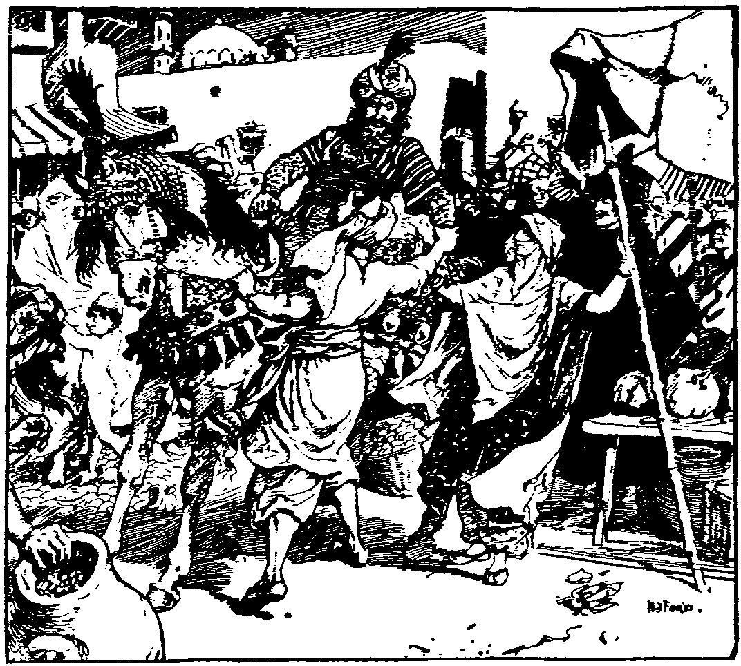 [Illustration] from The Arabian Nights by Andrew Lang