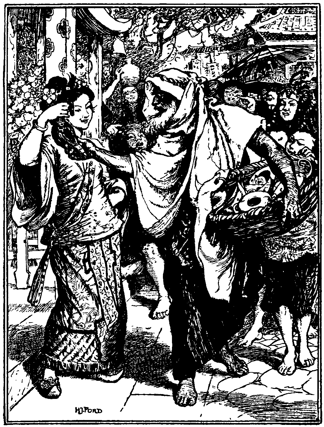 [Illustration] from The Arabian Nights by Andrew Lang