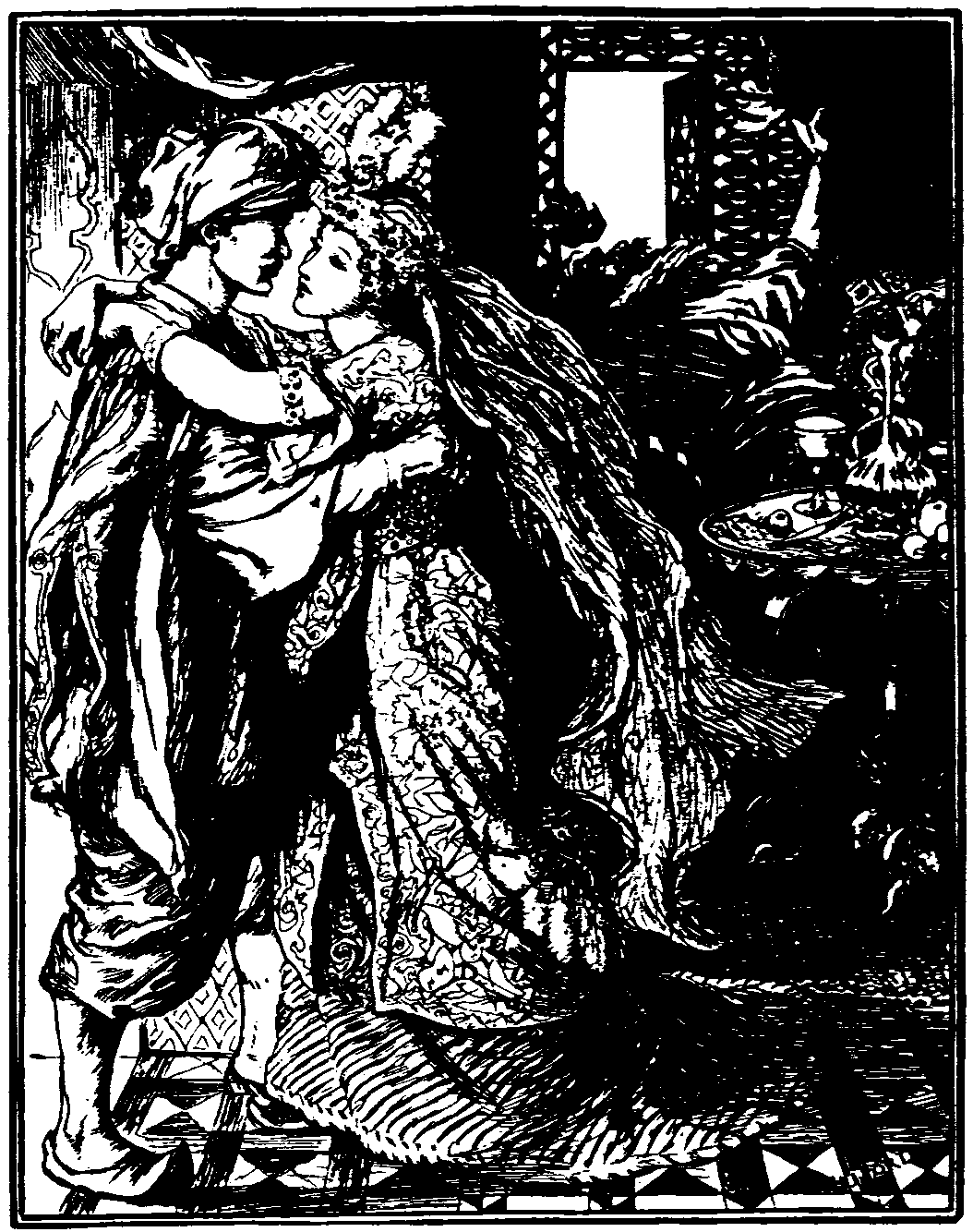 [Illustration] from The Arabian Nights by Andrew Lang