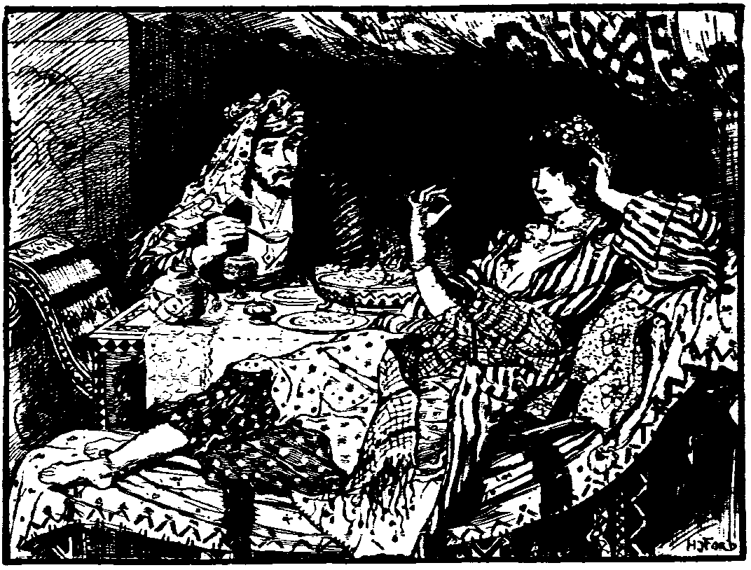 [Illustration] from The Arabian Nights by Andrew Lang