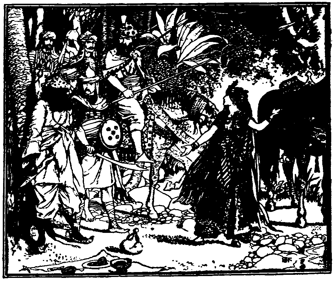 [Illustration] from The Arabian Nights by Andrew Lang