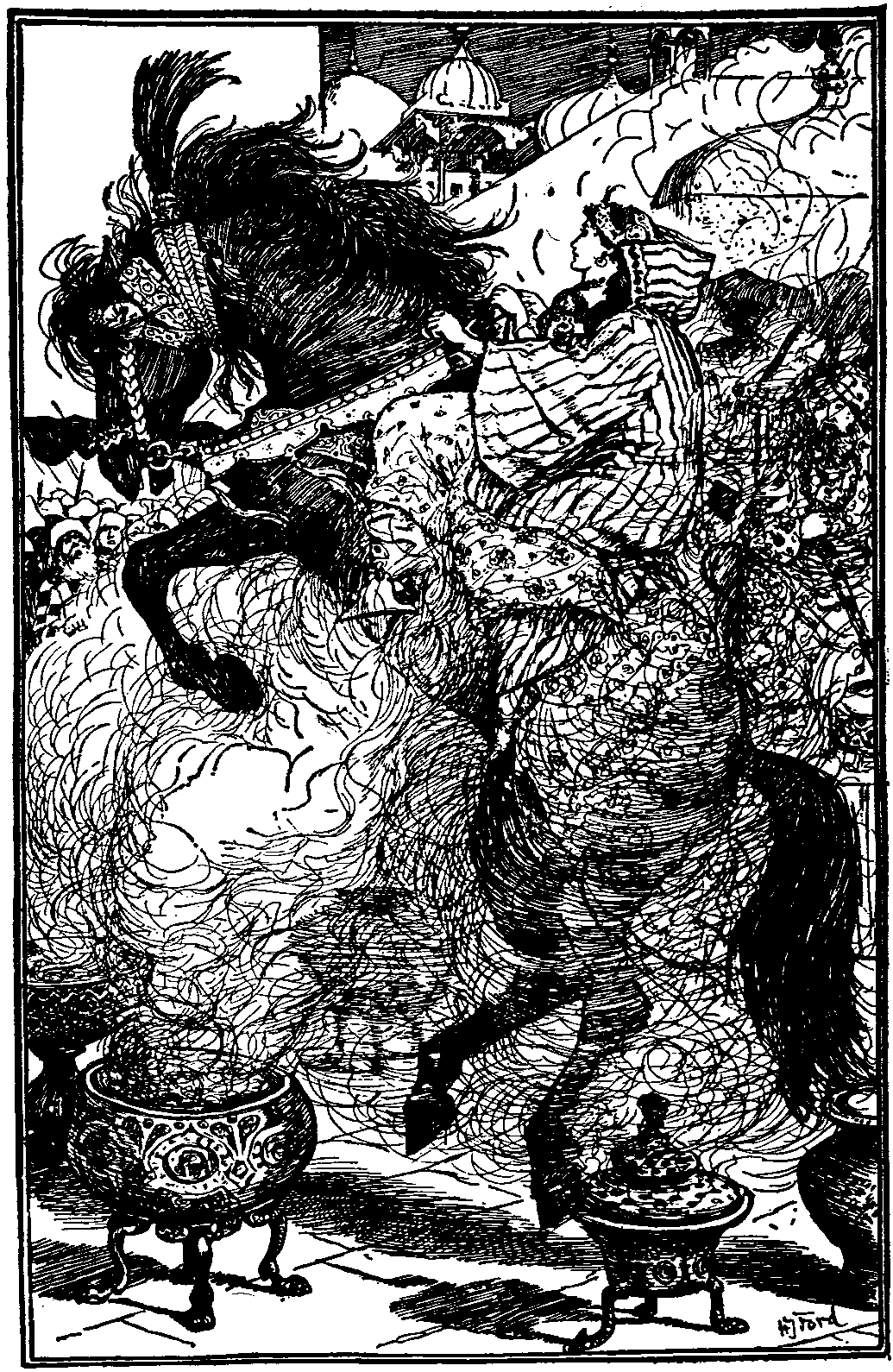 [Illustration] from The Arabian Nights by Andrew Lang