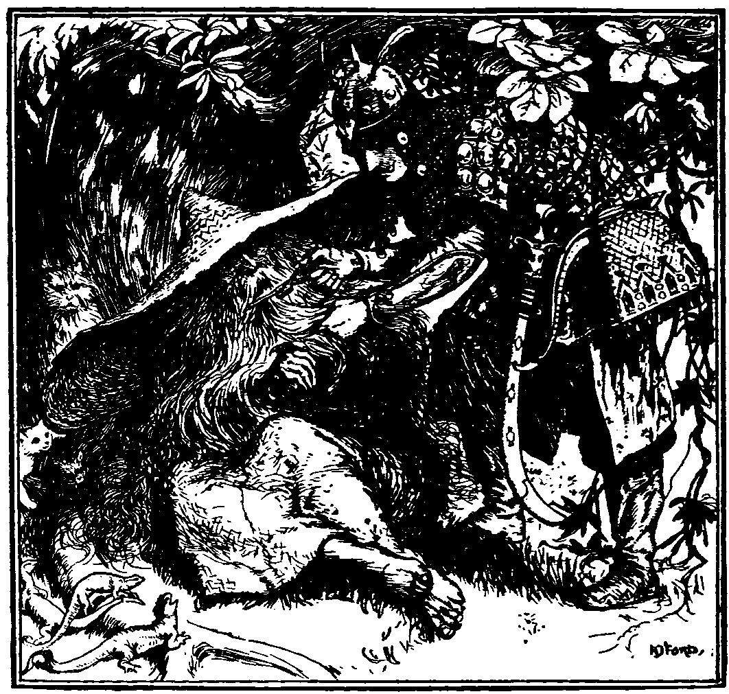 [Illustration] from The Arabian Nights by Andrew Lang