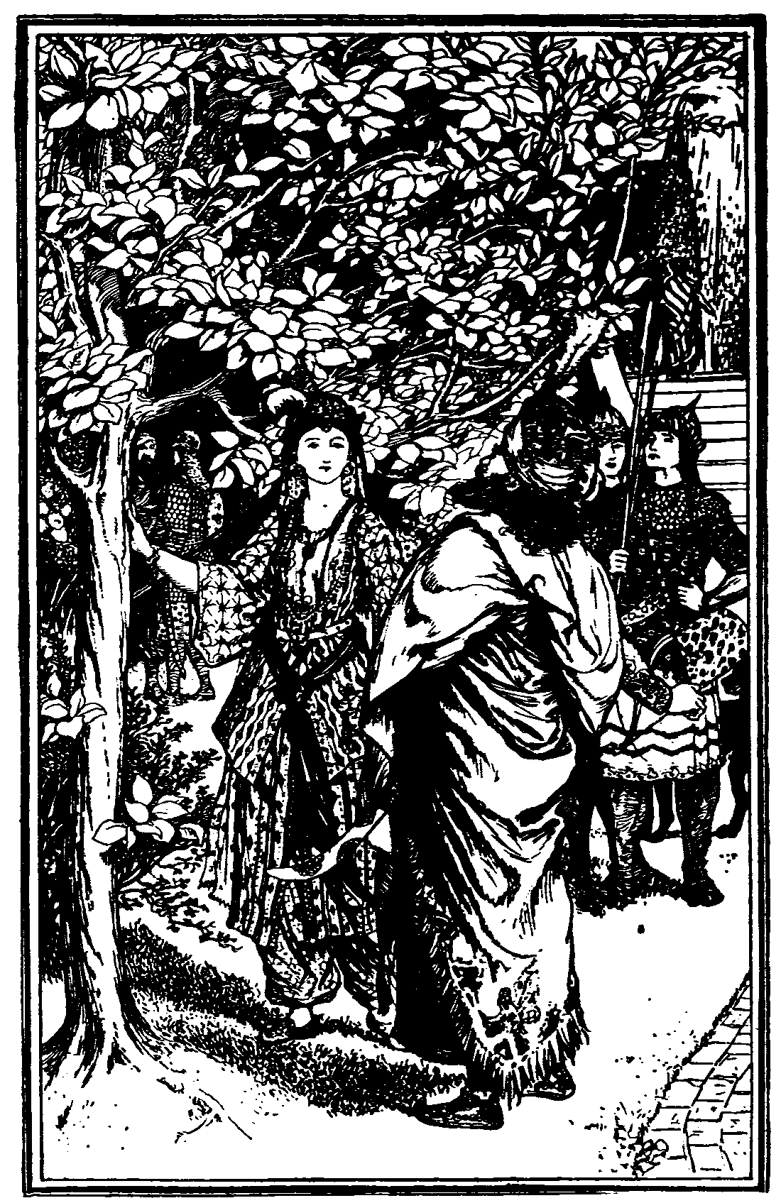 [Illustration] from The Arabian Nights by Andrew Lang