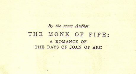 [Author] from The Story of Joan of Arc by Andrew Lang