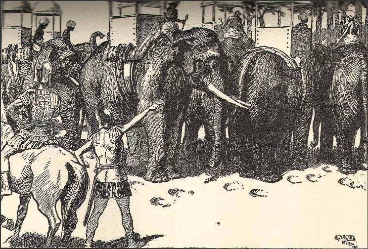 Hannibal crossing the Rhone