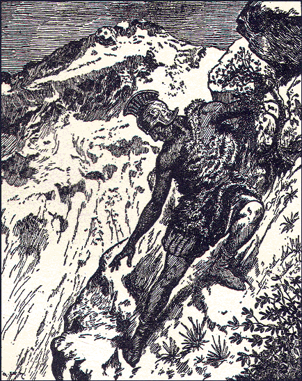 Hannibal crossing the alps