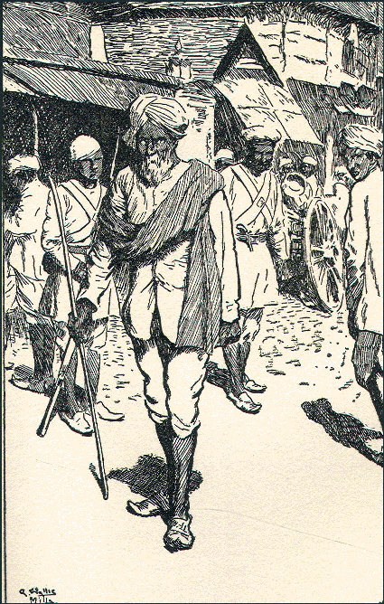 Cavanaugh disguised as a native.