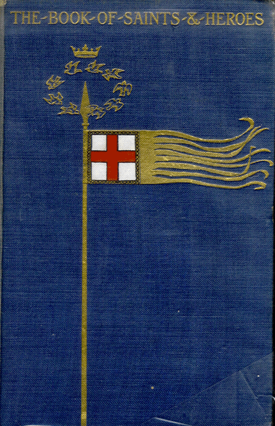[Book Cover] from Book of Saints and Heroes by Andrew Lang
