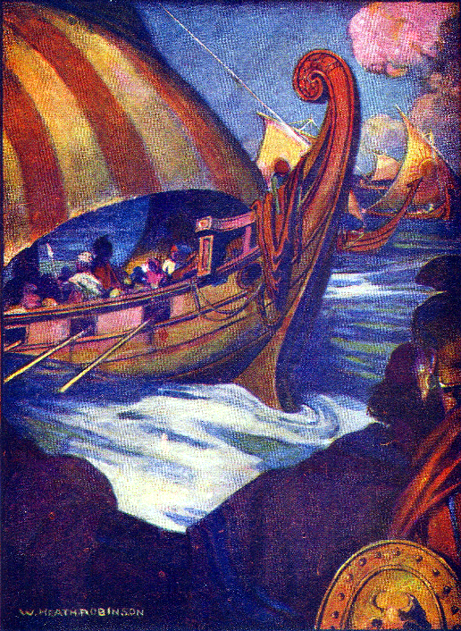 [Illustration] from Stories from the Iliad by Jeanie Lang