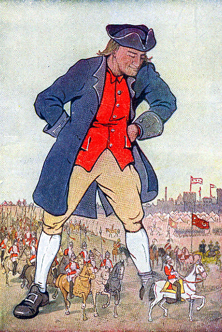 Gulliver in Lilliput