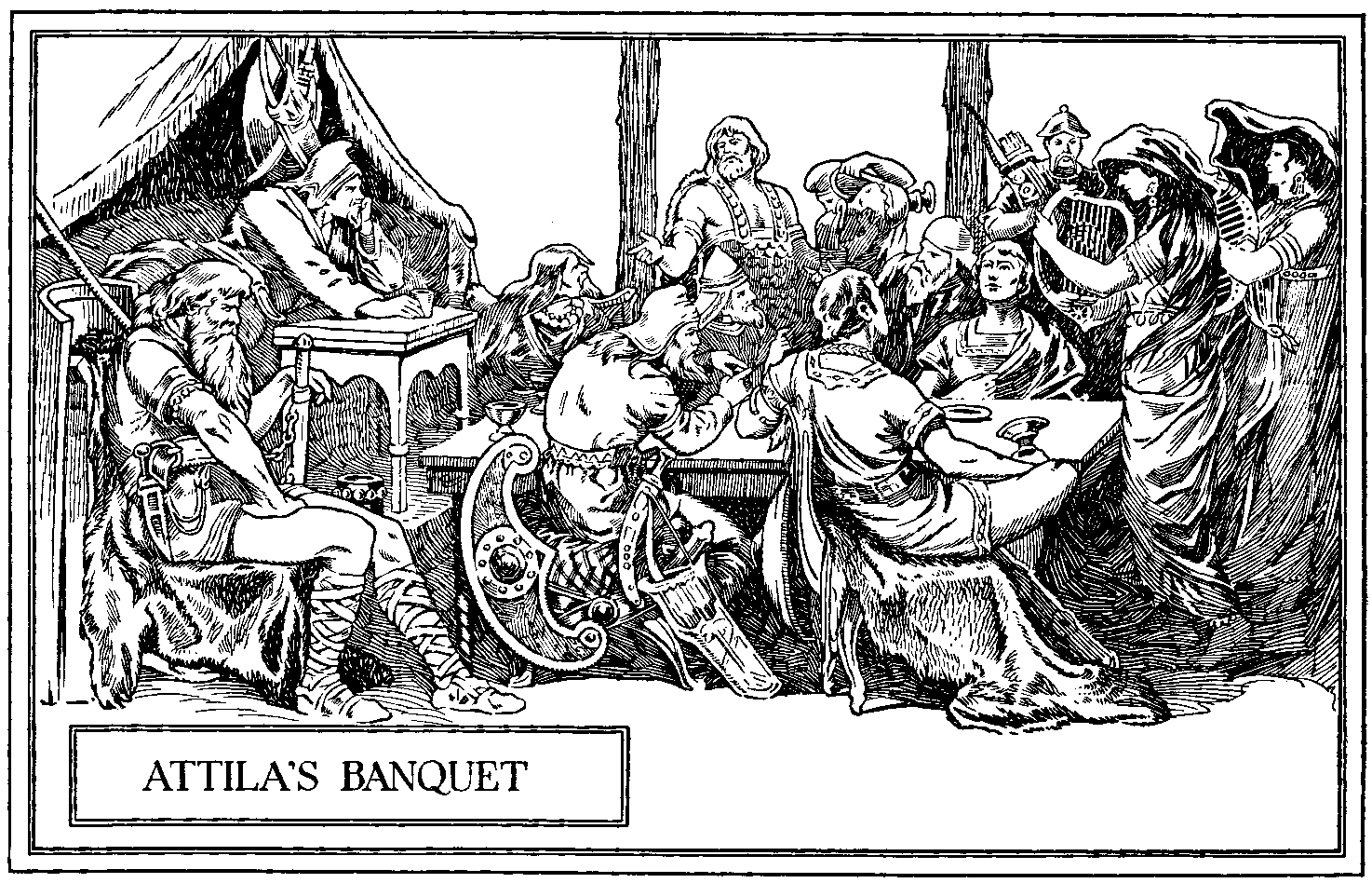 Attila's Banquet Attila the Hun