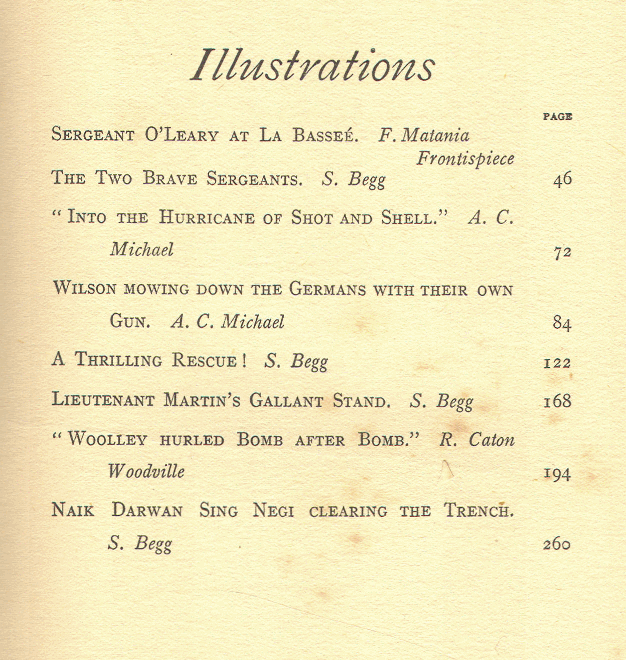 [Illustrations] from Heroes of the Great War by G. A. Leask