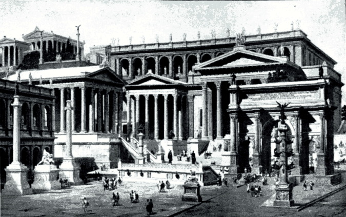 [Illustration] from Stories from the Roman Forum by Isabel Lovell