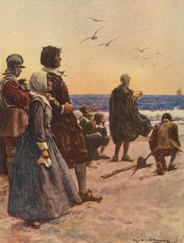 Departure of Mayflower