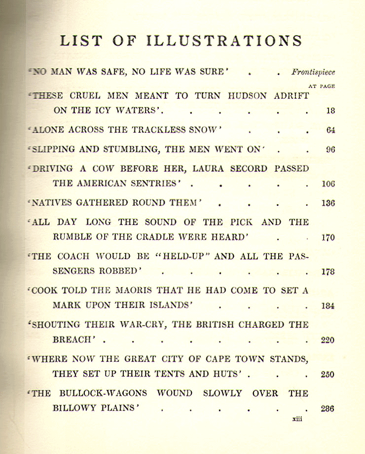 [Illustrations, Page 1 of 2] from Our Empire Story by H. E. Marshall