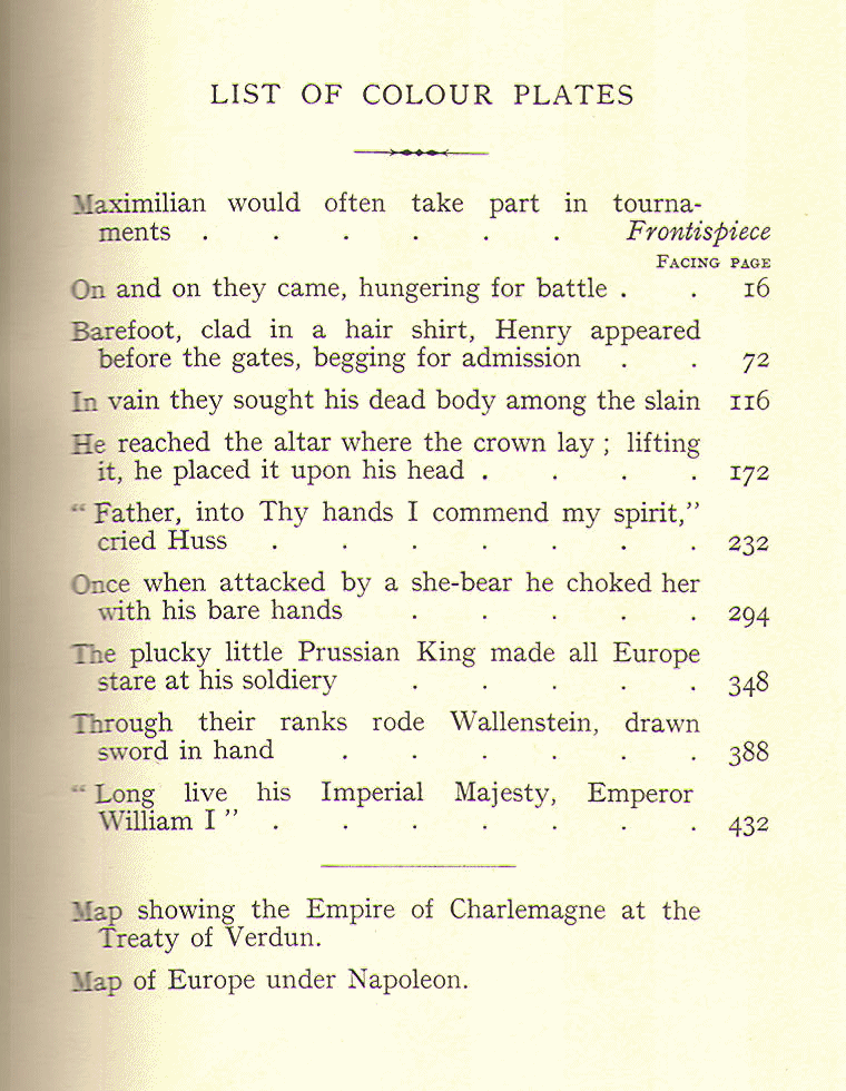 [Illustrations] from History of Germany by H. E. Marshall