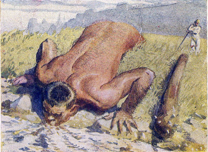 Guy of Warwick and the giant