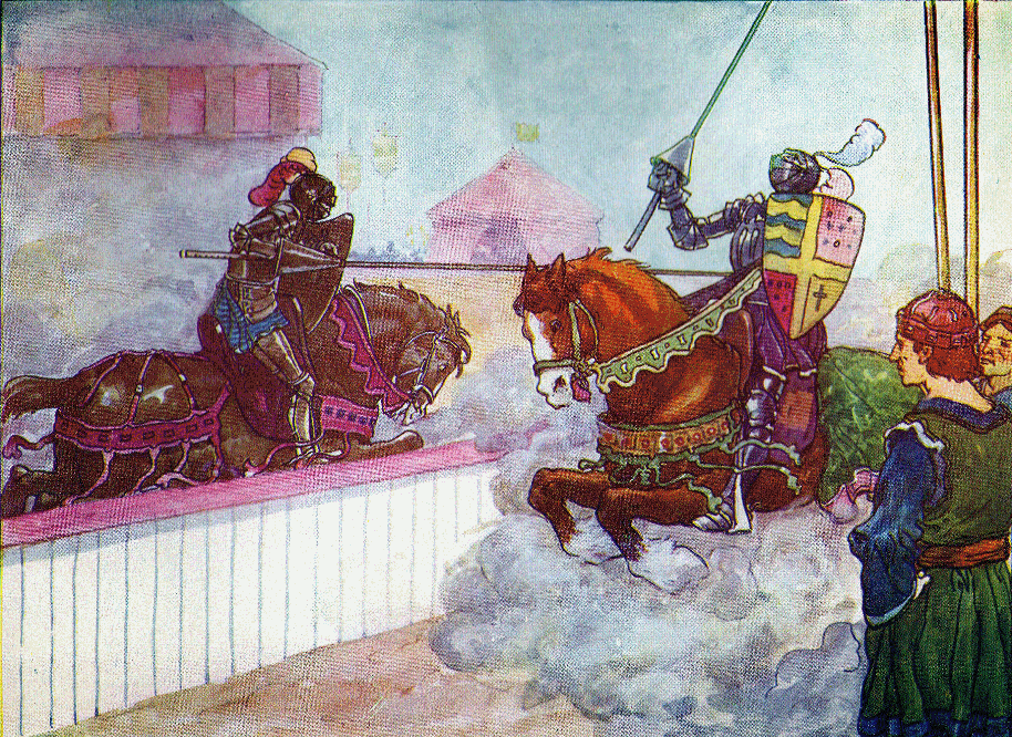 The tournament at Chalons turned into a battle