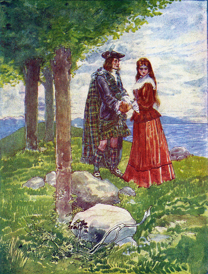 Young Pretender and Flora Macdonald