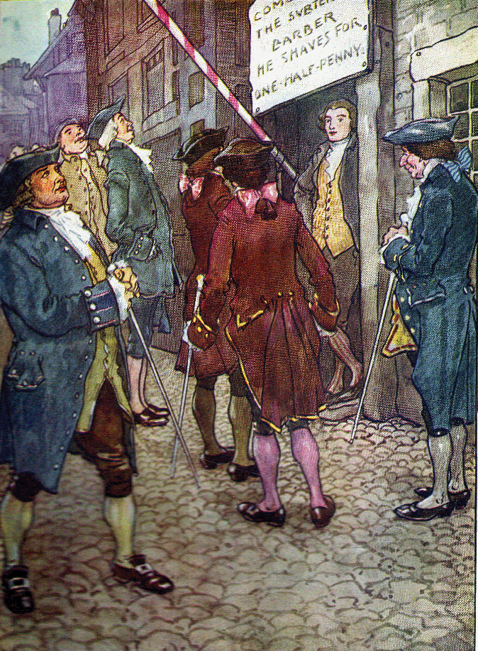 Barber lowers the price of shaves