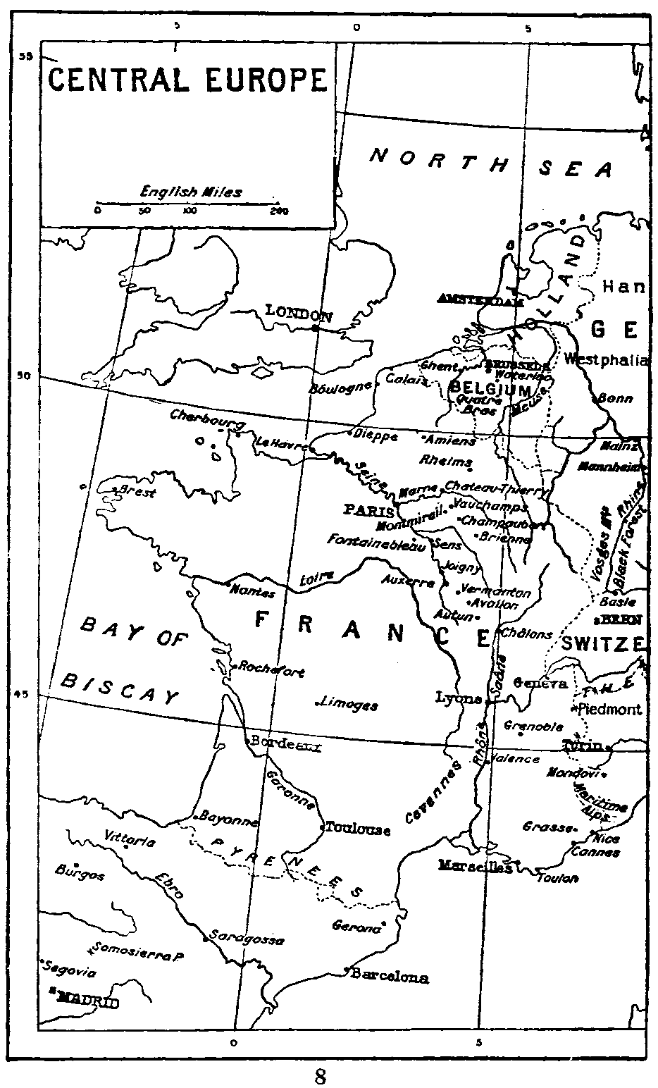 [Map] from The Story of Napoleon by H. E. Marshall