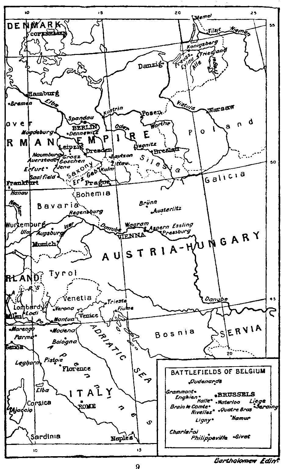 [Map] from The Story of Napoleon by H. E. Marshall