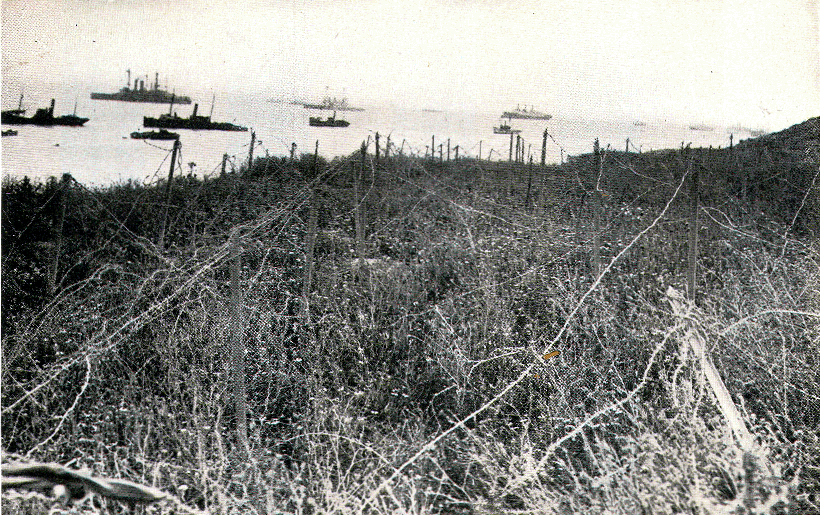Battle ships near Sed-dul-Bahr