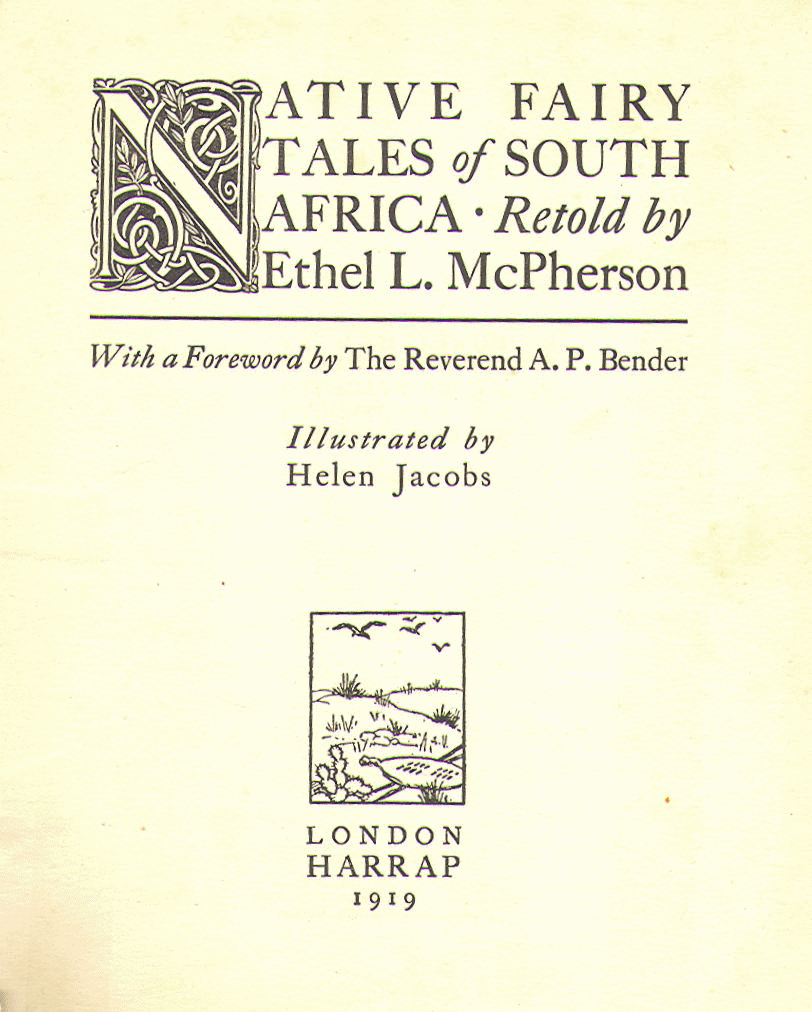 [Title Page] from Native Fairy Tales by Ethel McPherson