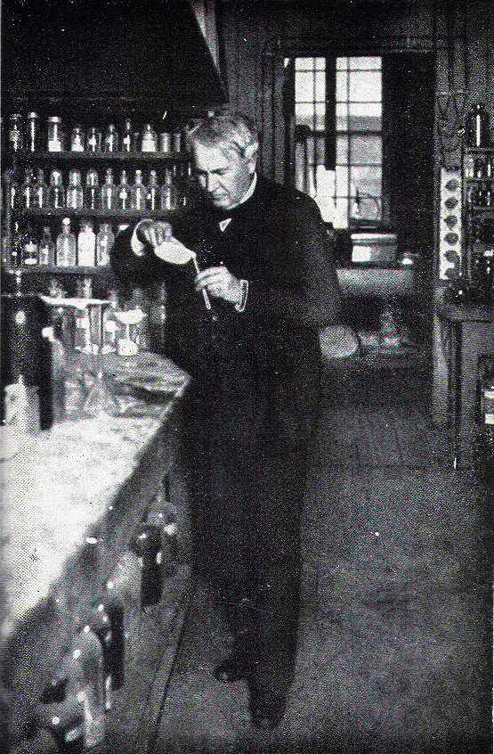 Edison at work