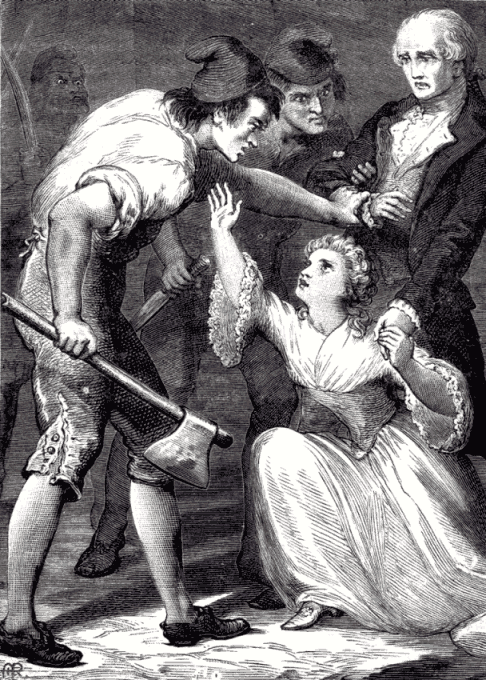 Pleading for Father's life.