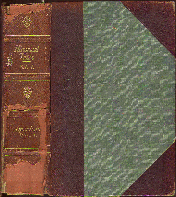 [Book Cover] from Historical Tales - American I by Charles Morris