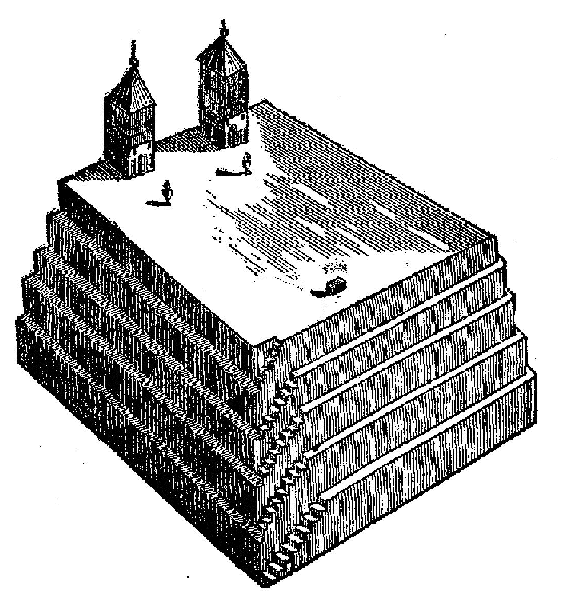 Great Teocalli or Temple of Mexico.
