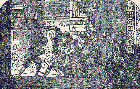 The fall of Montezuma.