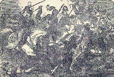 Cortes at the Battle of Otumba