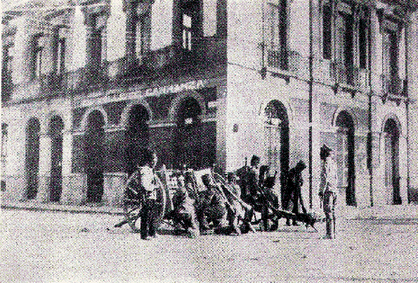 Horrors of civil war.