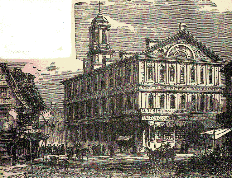 Faneuil Hall, Boston, 'The Cradle of Liberty'