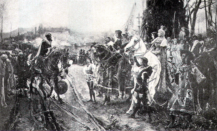 Boabdil  and Ferdinand