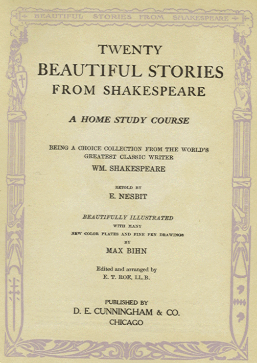 [Title Page] from Stories from Shakespeare by E. Nesbit