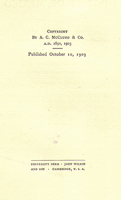 [Copyright Page] from A Short History of Mexico by Arthur H. Noll